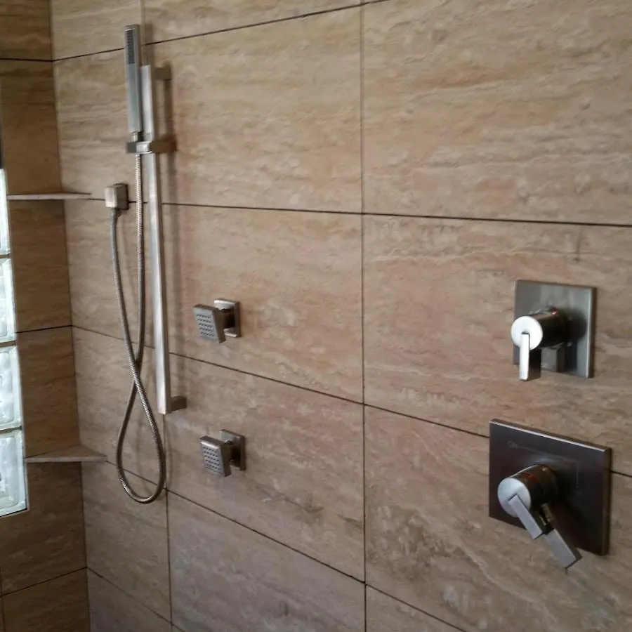 Shower fixture installation for Gas Line Repair in Evanston